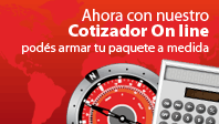 Cotizador on-line - Arm� tu propio itinerario aqu�